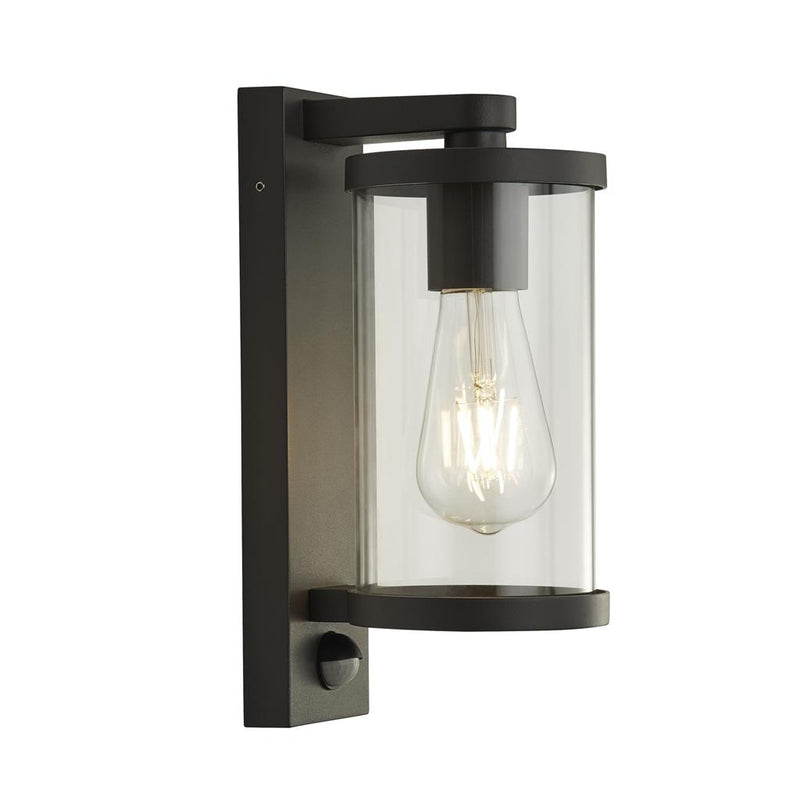 Searchlight  8631BK Bakerloo Outdoor Wall Light - Black Metal & Polycarbonate