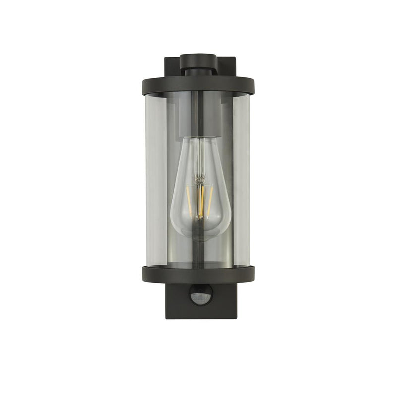 Searchlight  8631BK Bakerloo Outdoor Wall Light - Black Metal & Polycarbonate