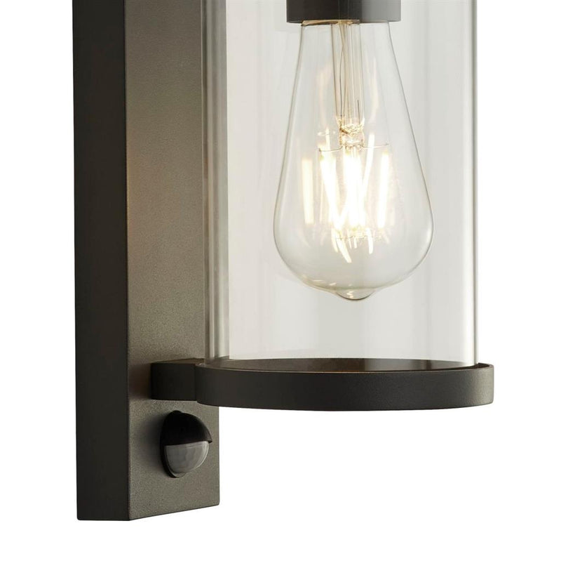 Searchlight  8631BK Bakerloo Outdoor Wall Light - Black Metal & Polycarbonate