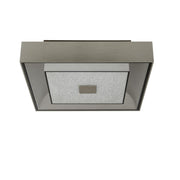 Searchlight  8674SS Rhea LED Flush Ceiling Light - Silver & Crystal Sand - Bonus Superstore