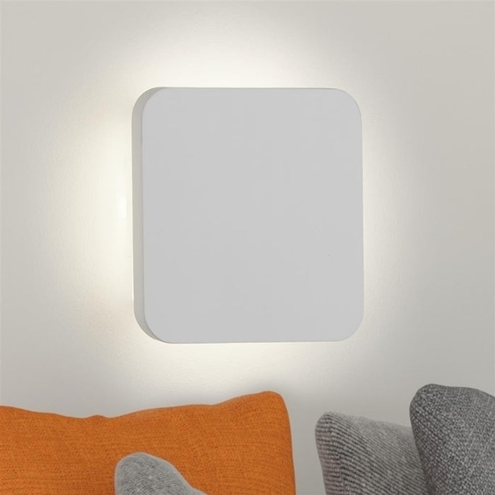 Searchlight  8834 Plaster LED Wall Light - Gypsum