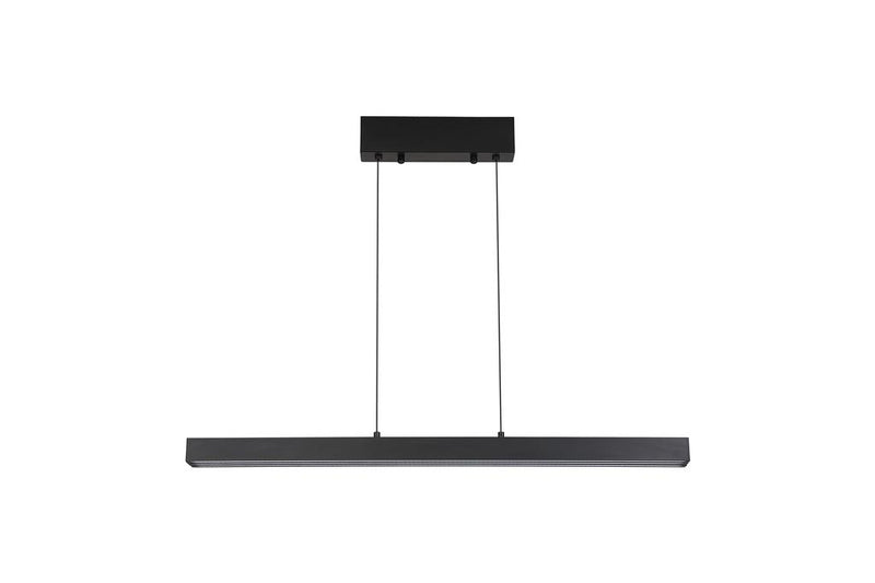Searchlight  88520BK Linear LED Pendant, Black