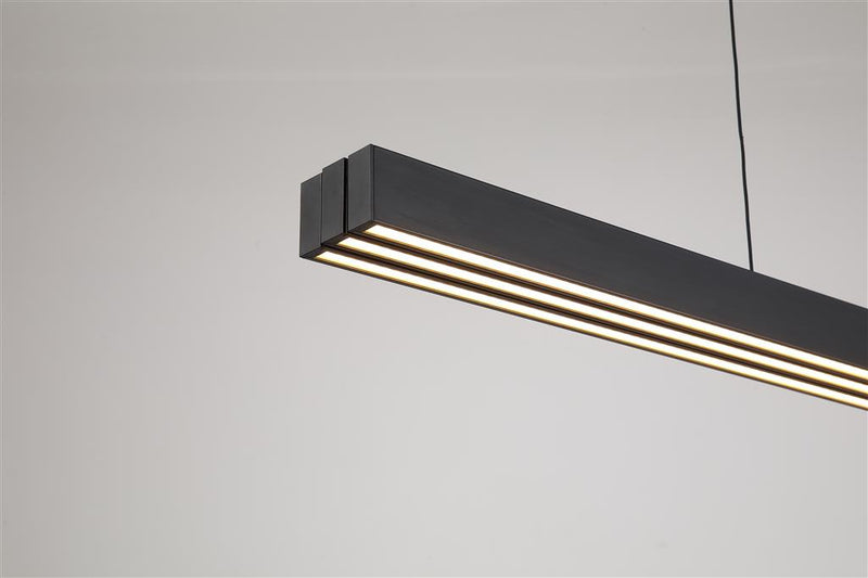 Searchlight  88520BK Linear LED Pendant, Black