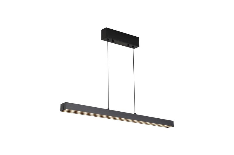 Searchlight  88520BK Linear LED Pendant, Black