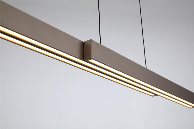 Searchlight 88520LT Linear LED Pendant, Latte