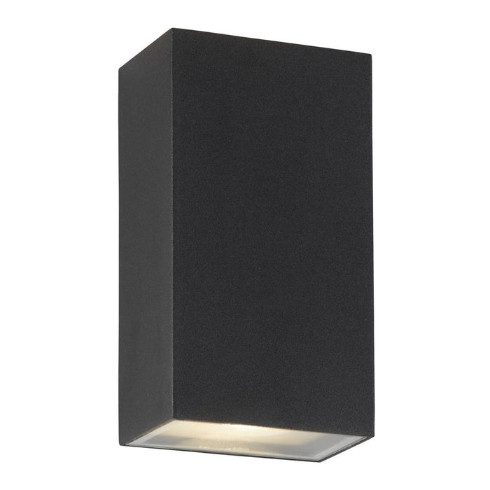 Searchlight  8852BK Stirling Outdoor Wall Light - Black Metal & Glass