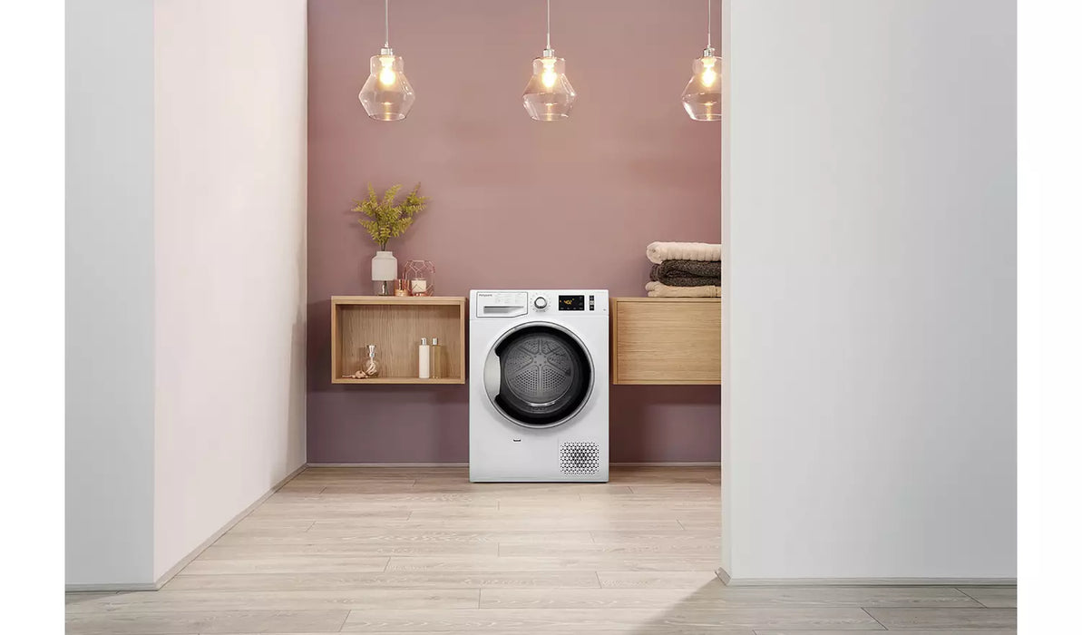 Hotpoint ActiveCare NT M11 82XB Heat Pump Tumble Dryer - White - Bonus Superstore