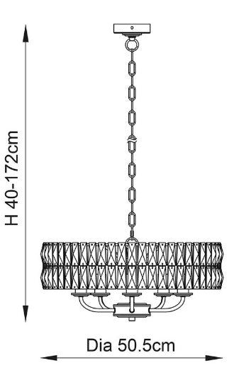 Clifton 5lt Pendant - 106244