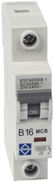 Lewden G06-1B16 MCB SP B Curve 6kA 16A