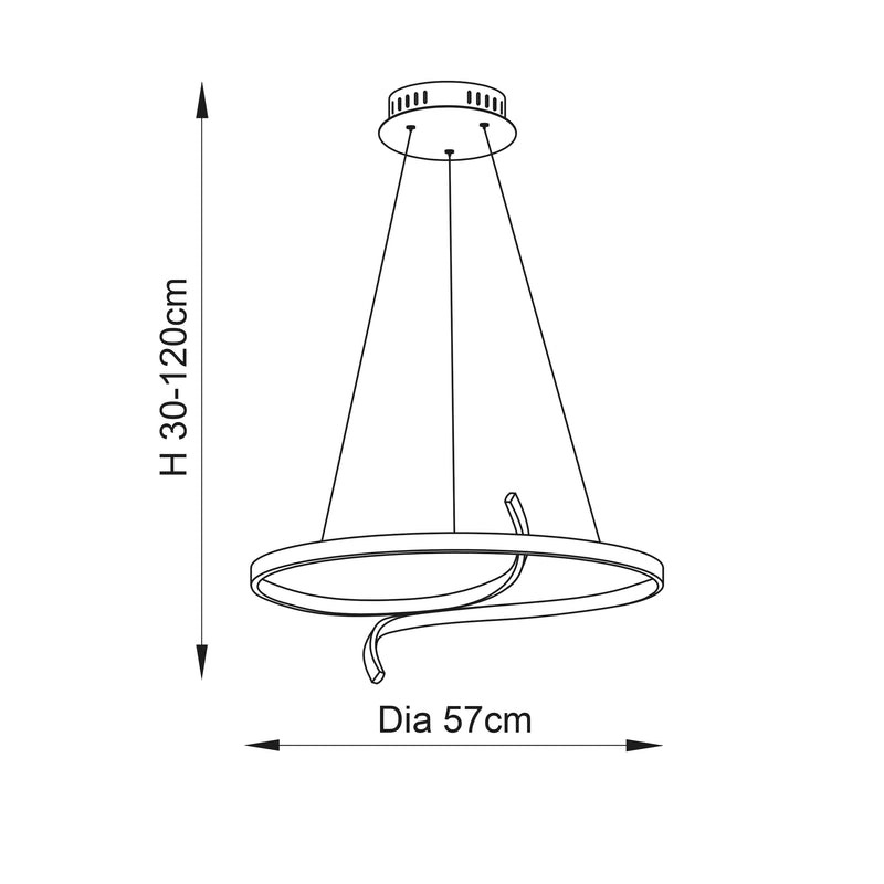 Rafe 1lt Pendant - 90323