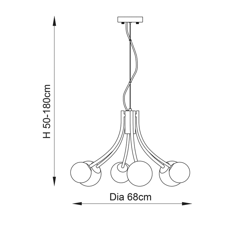Bloom 6lt Pendant - 92217