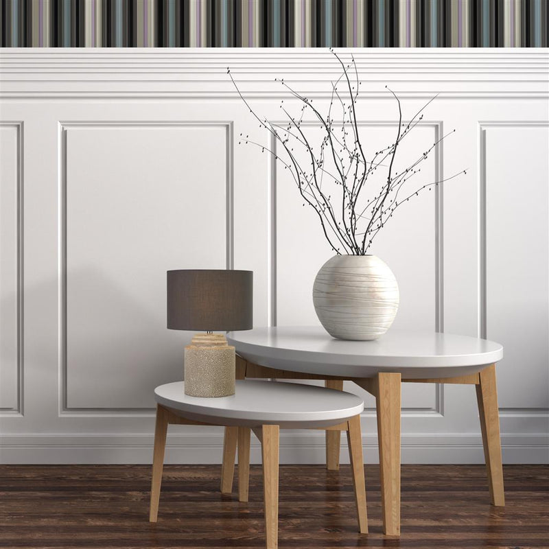 Searchlight  9260GY Zara Table Lamp - Cement Base & Fabric Shade