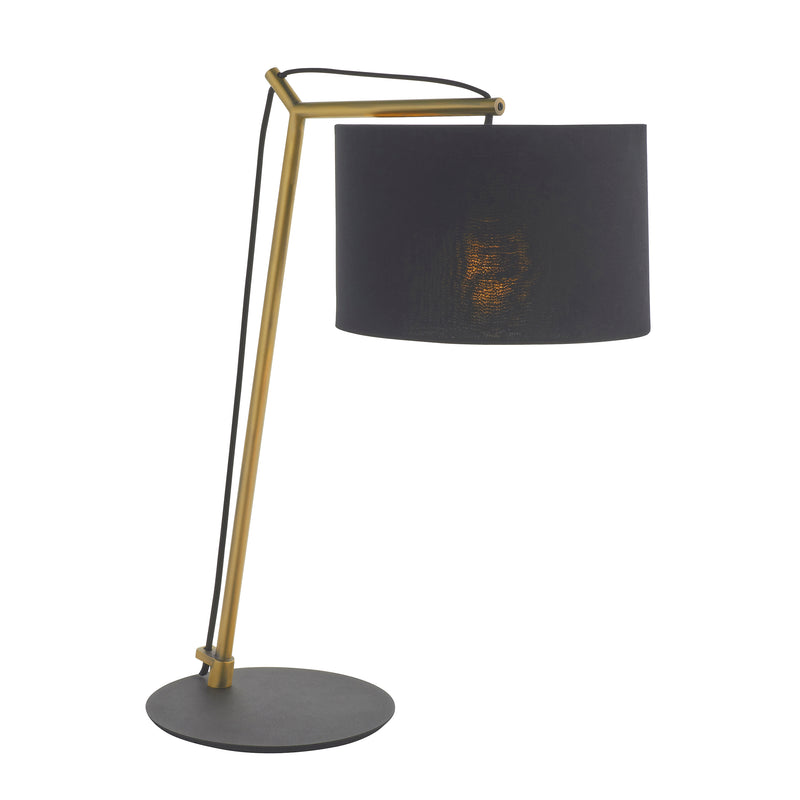 Endon 92625 Milan 1Lt Table - Antique Brass