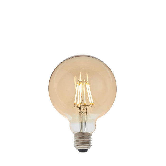 Endon E27 LED filament globe 95mm light bulb