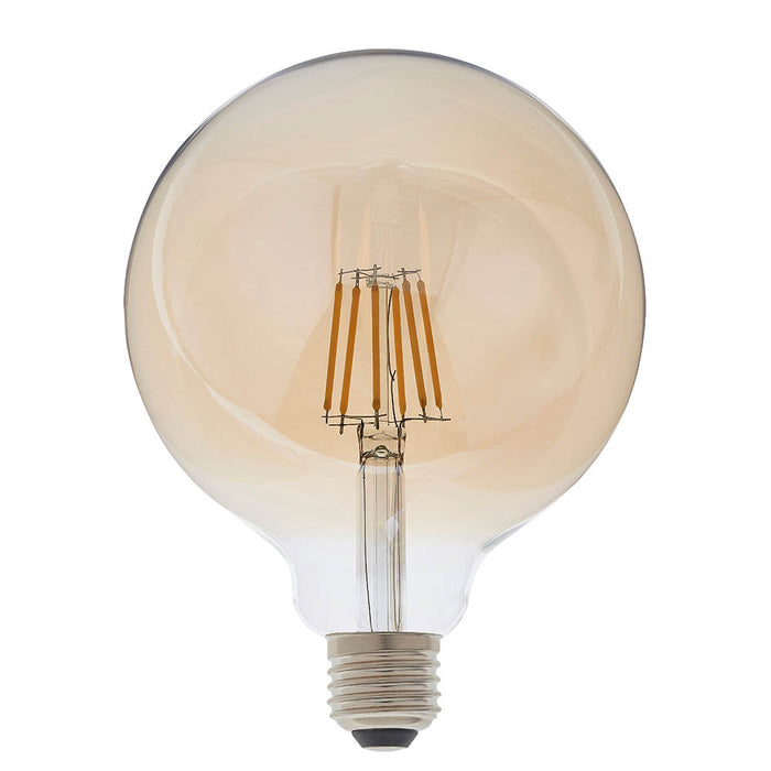 Endon E27 LED filament globe 125mm light bulb