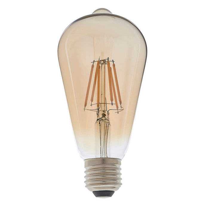 Endon E27 LED filament pear light bulb