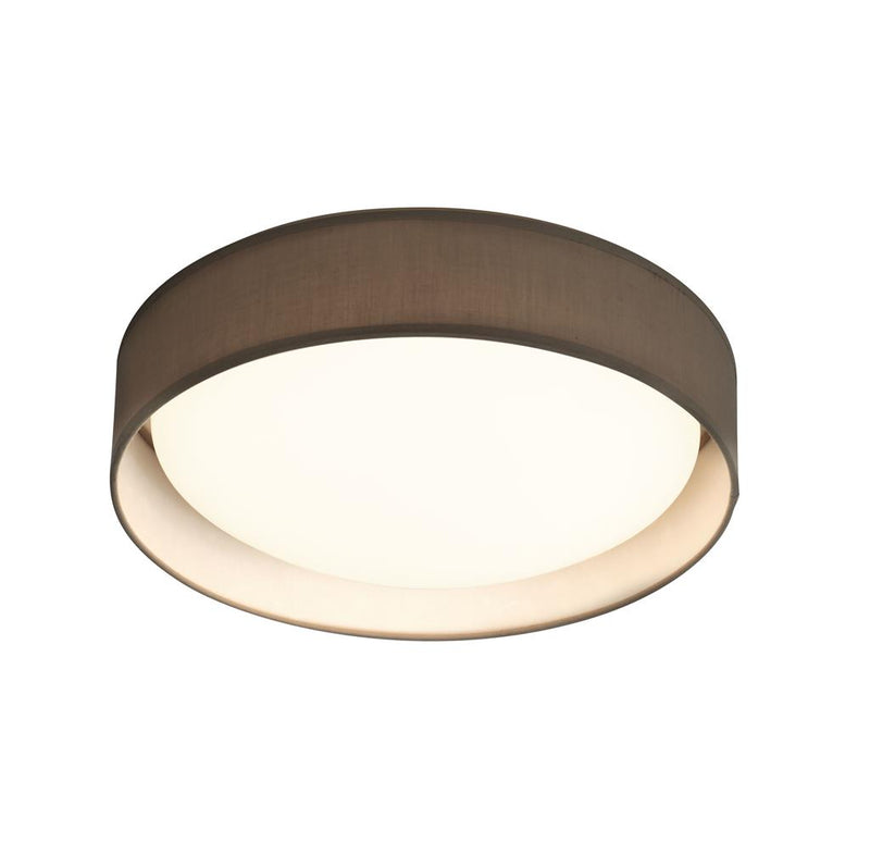 Searchlight  9371-50GY Gianna Flush - Grey Fabric & Acrylic Diffuser