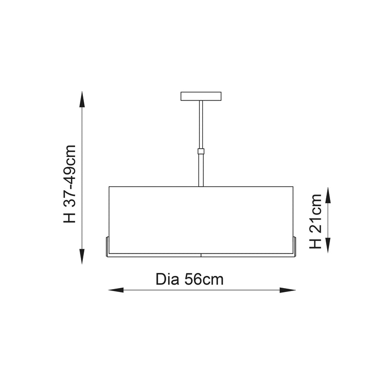 Hayfield 3lt Pendant - 95834