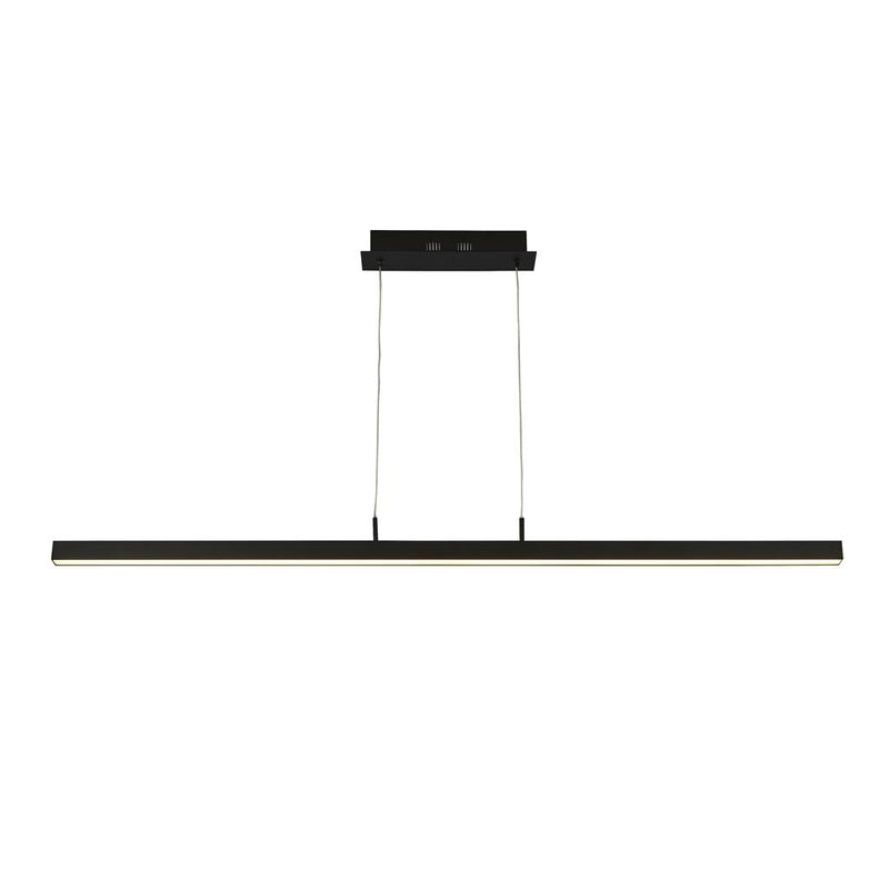 Searchlight  96381-1BK Tribeca  Bar Pendant  - Black Metal