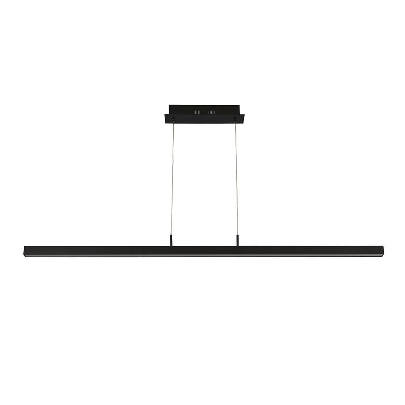 Searchlight  96381-1BK Tribeca  Bar Pendant  - Black Metal
