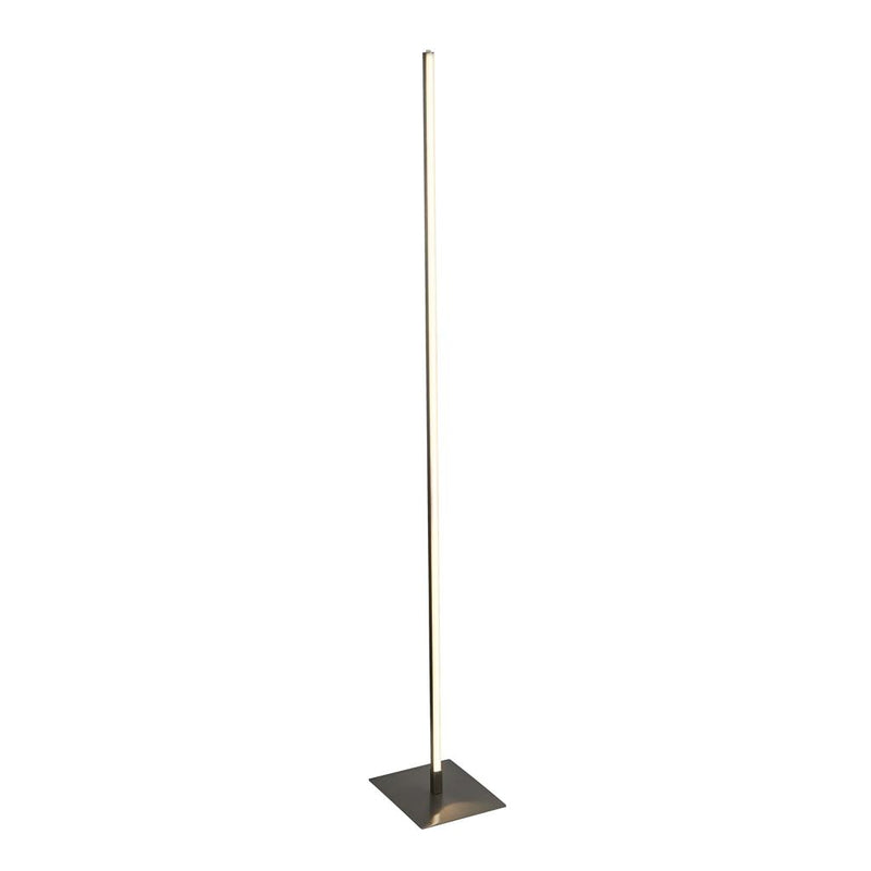 Searchlight  96383-1SS Tribeca Floor Lamp - Satin Silver Metal