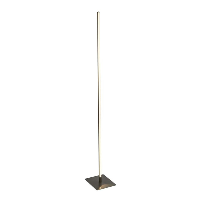 Searchlight  96383-1SS Tribeca Floor Lamp - Satin Silver Metal