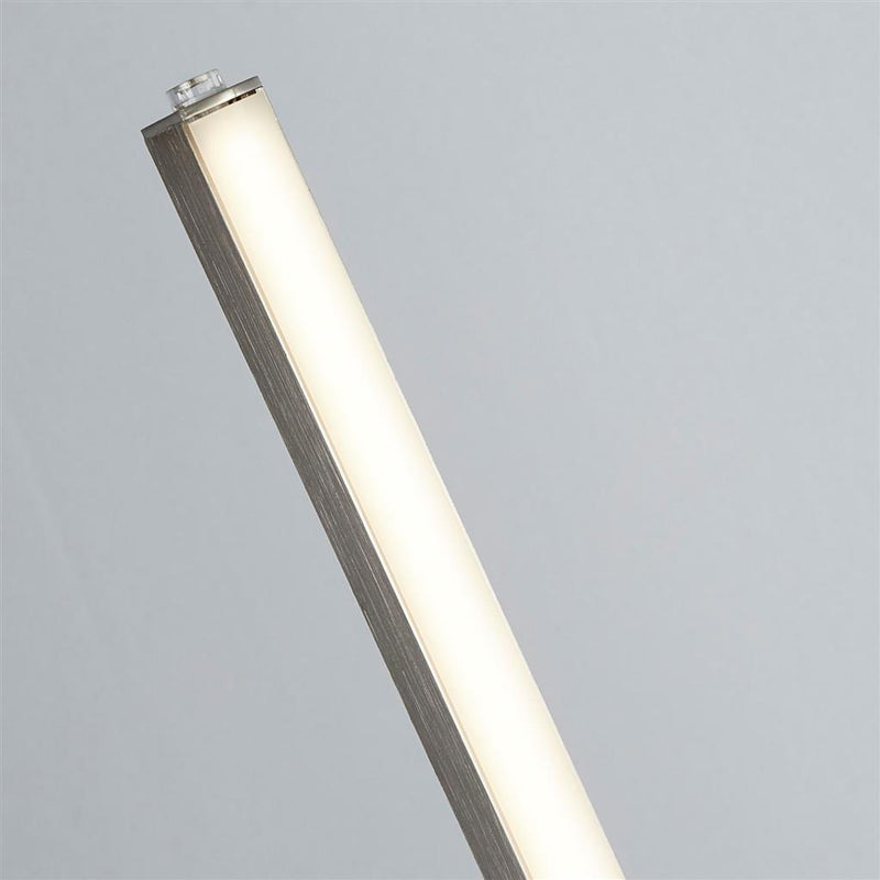 Searchlight  96383-1SS Tribeca Floor Lamp - Satin Silver Metal