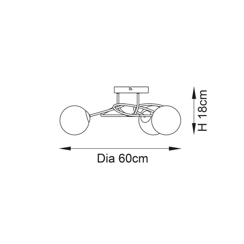 Delos 3lt Semi flush - 96641
