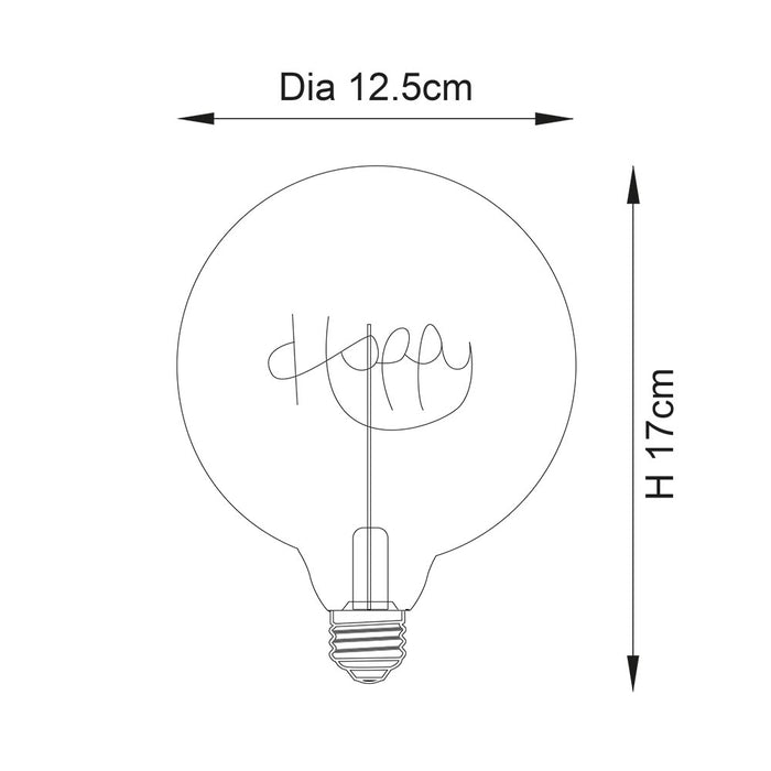 Endon Happy E27 LED filament