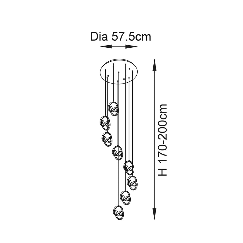 Cosma 8lt Pendant - 97625