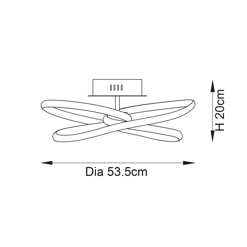 Dune 1lt Semi flush