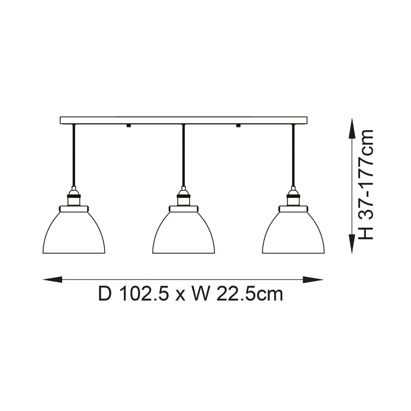 Hansen 3lt Pendant - 98114