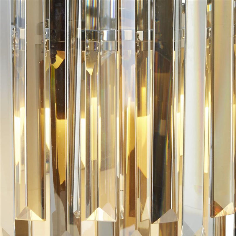 Searchlight  9832-2CC Clarissa 2Lt Wall Light - Chrome & Mixed Glass