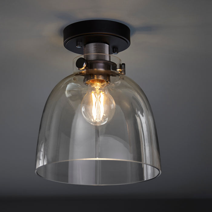 Endon 99106 Urban Flush - Smokey Grey Glass