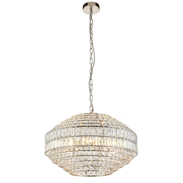 Endon 99155 Beatrice 5Lt Pendant - Chrome/Crystal