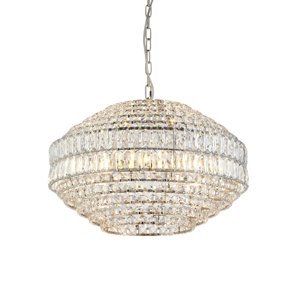Endon 99155 Beatrice 5Lt Pendant - Chrome/Crystal — Bonus Superstore