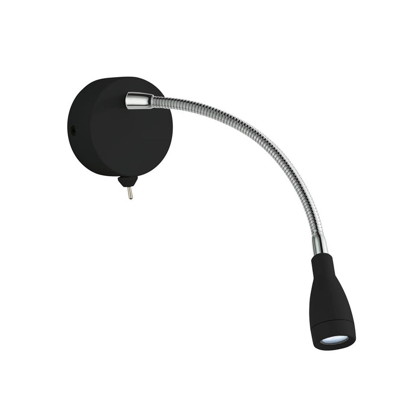 Searchlight  9917BK Flexy Wall Light - Matt Black Metal
