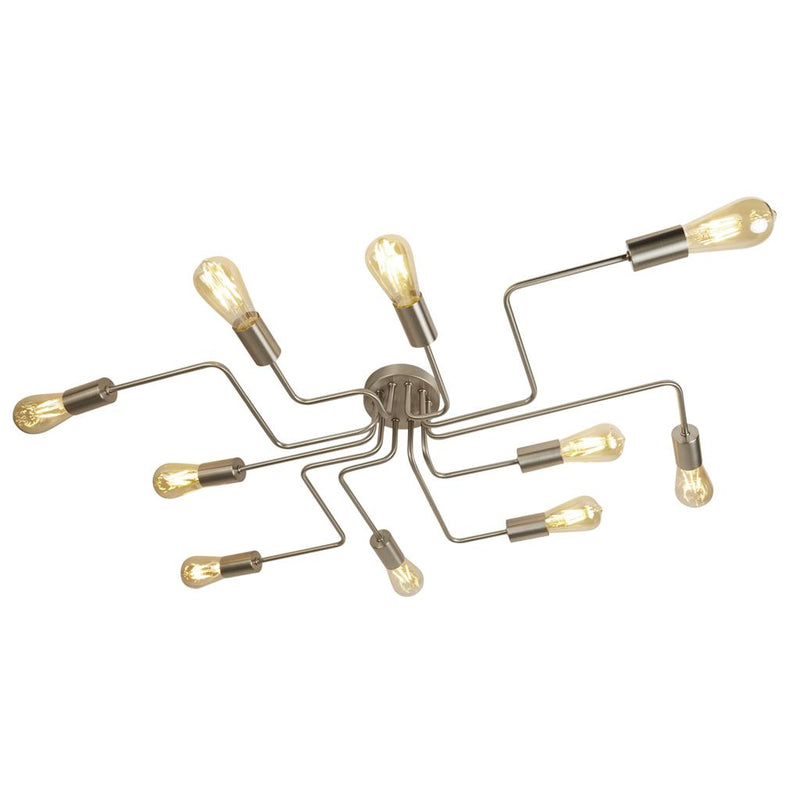 Searchlight  99210-10SS Circuit 10Lt Flush- Satin Silver Metal