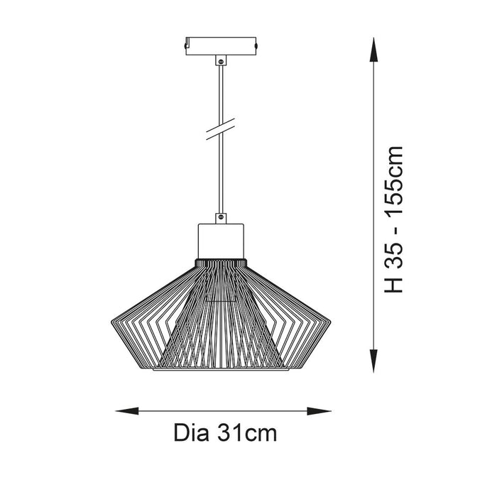 Endon Kimberley Pendant