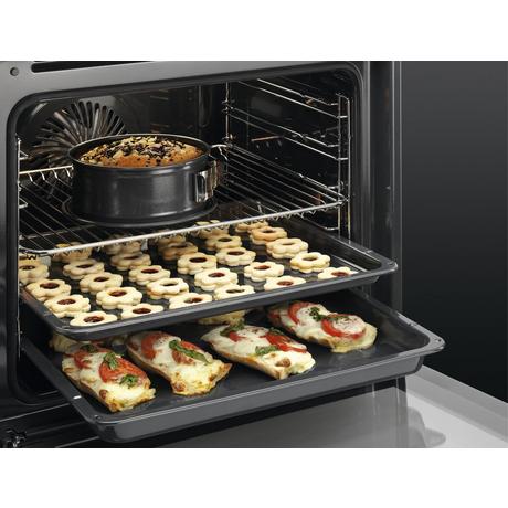 AEG BCX23101EM 59.4cm Built In Electric Single Oven - Stainless Steel - Bonus Superstore
