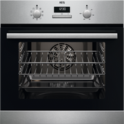 AEG BCX23101EM 59.4cm Built In Electric Single Oven - Stainless Steel - Bonus Superstore