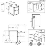 AEG CCX6530ACM 60cm Double Oven Electric Cooker with Ceramic Hob - Stainless Steel - Bonus Superstore