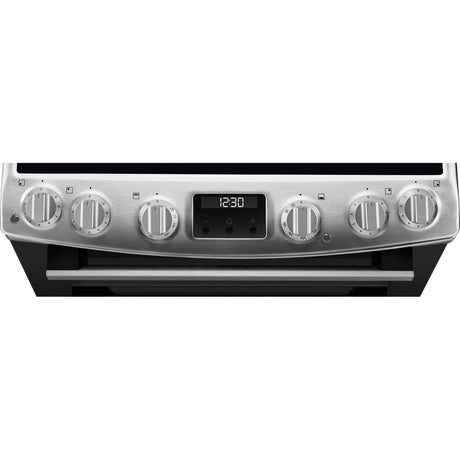 AEG CCX6530ACM 60cm Double Oven Electric Cooker with Ceramic Hob - Stainless Steel - Bonus Superstore