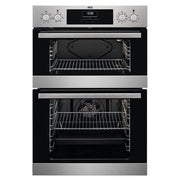 AEG DEX33111EM 59.4cm Built In Electric Double Oven - Stainless Steel - Bonus Superstore