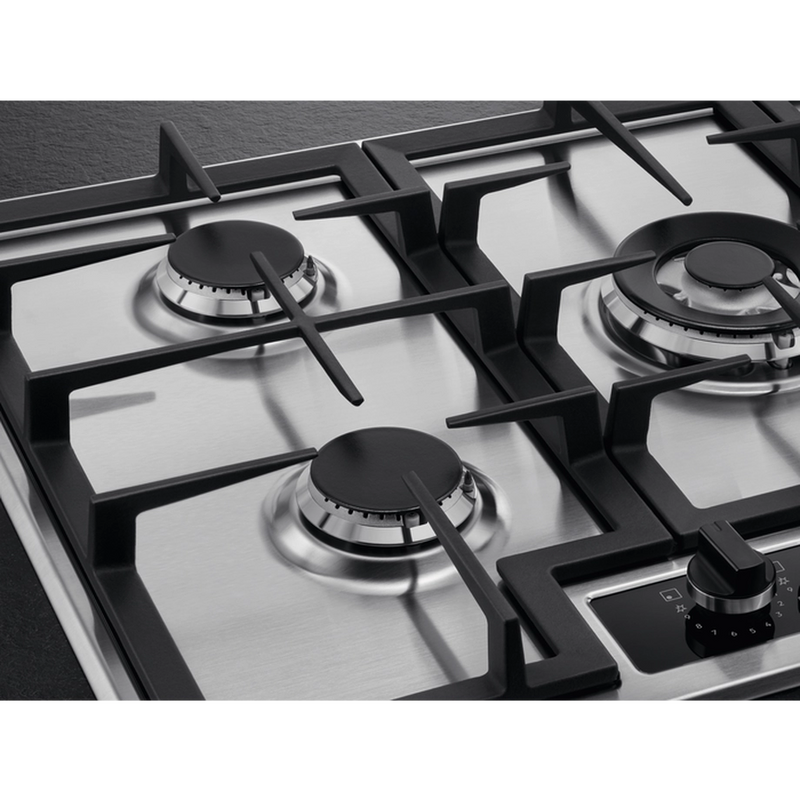 AEG HGB75420YM 75cm Gas Hob - Stainless Steel