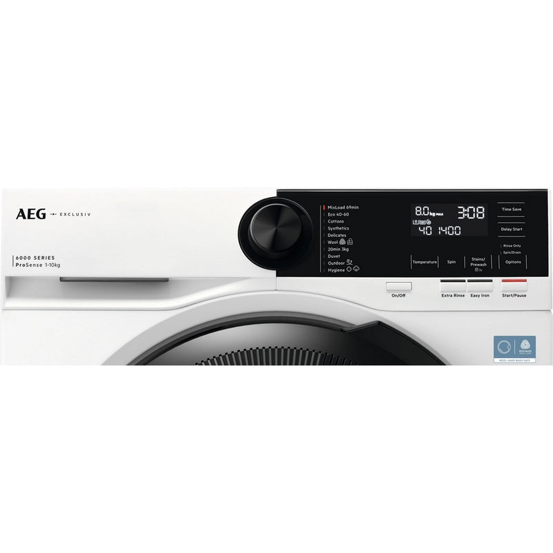 AEG LFR62144B 10kg 1400 Spin Washing Machine - White