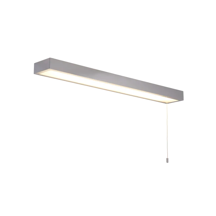 Venti-90 Polished Chrome bathroom light with pull cord