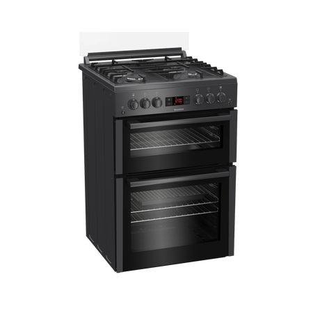 Blomberg GGN65N 60cm Double Oven Gas Cooker with Gas Hob - Anthracite