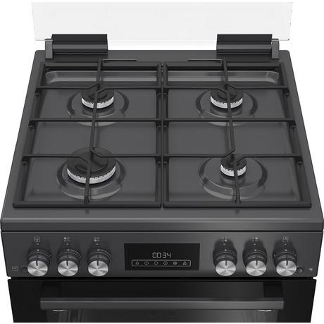 Blomberg GGRN655N 60cm Double Oven Gas Cooker with Gas Hob - Anthracite