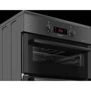 Blomberg HIRN651N 60cm Double Oven Electric Cooker with Induction Hob - Anthracite - Bonus Superstore